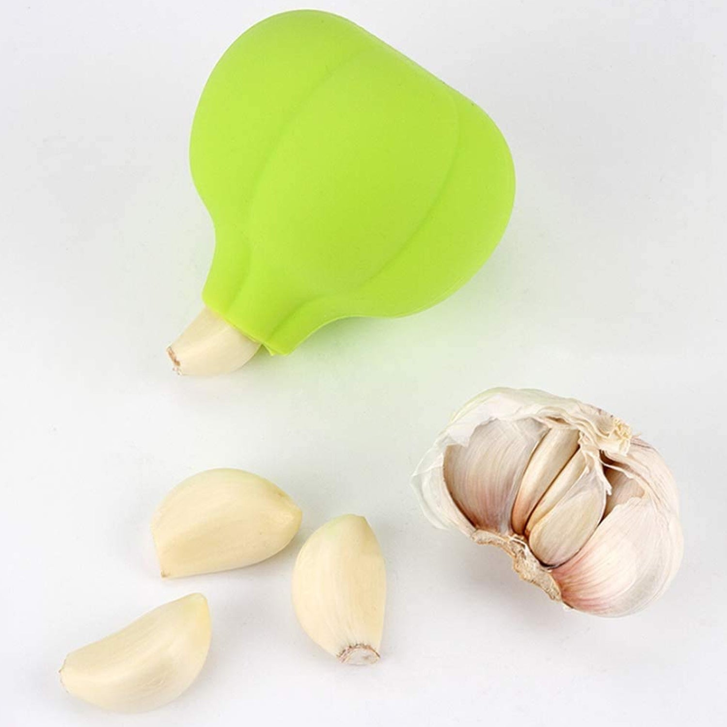 Silicone Garlic Peeler – Easy Ginger & Garlic Peeling | Quickslice
