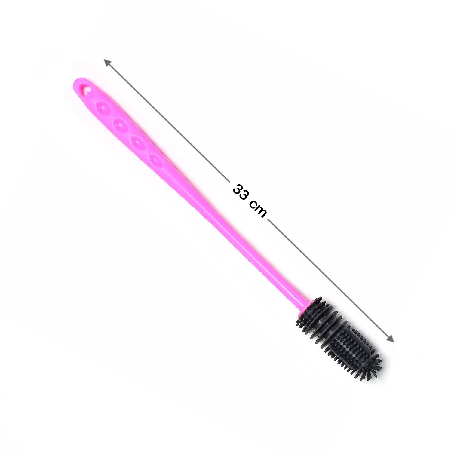 Bottle Cleaning Brush – Long Handle Silicone for Narrow Neck | Velvet Wipe