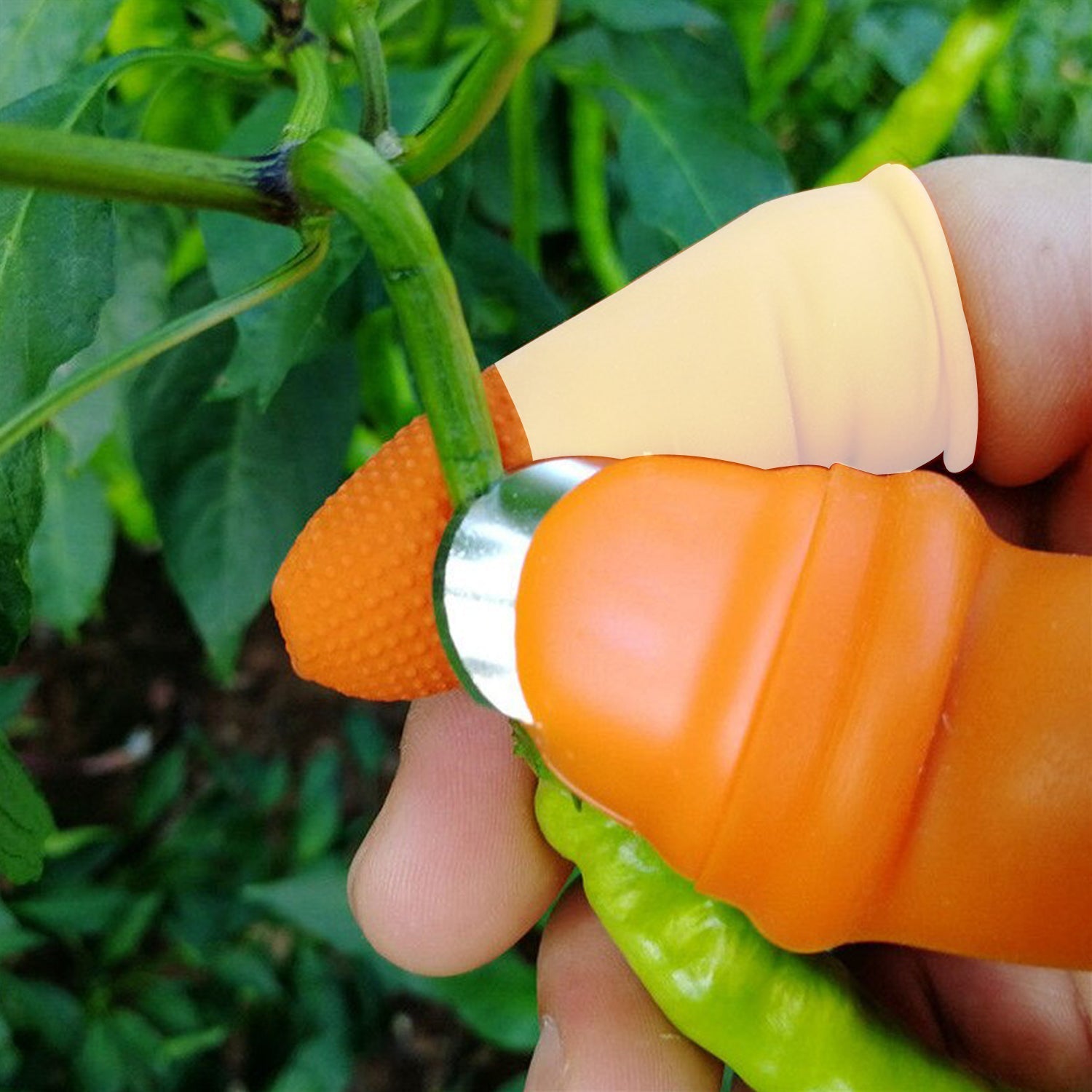 Vegetable Thumb Cutter Set – 5-Piece Sharp Blades | Quickslice