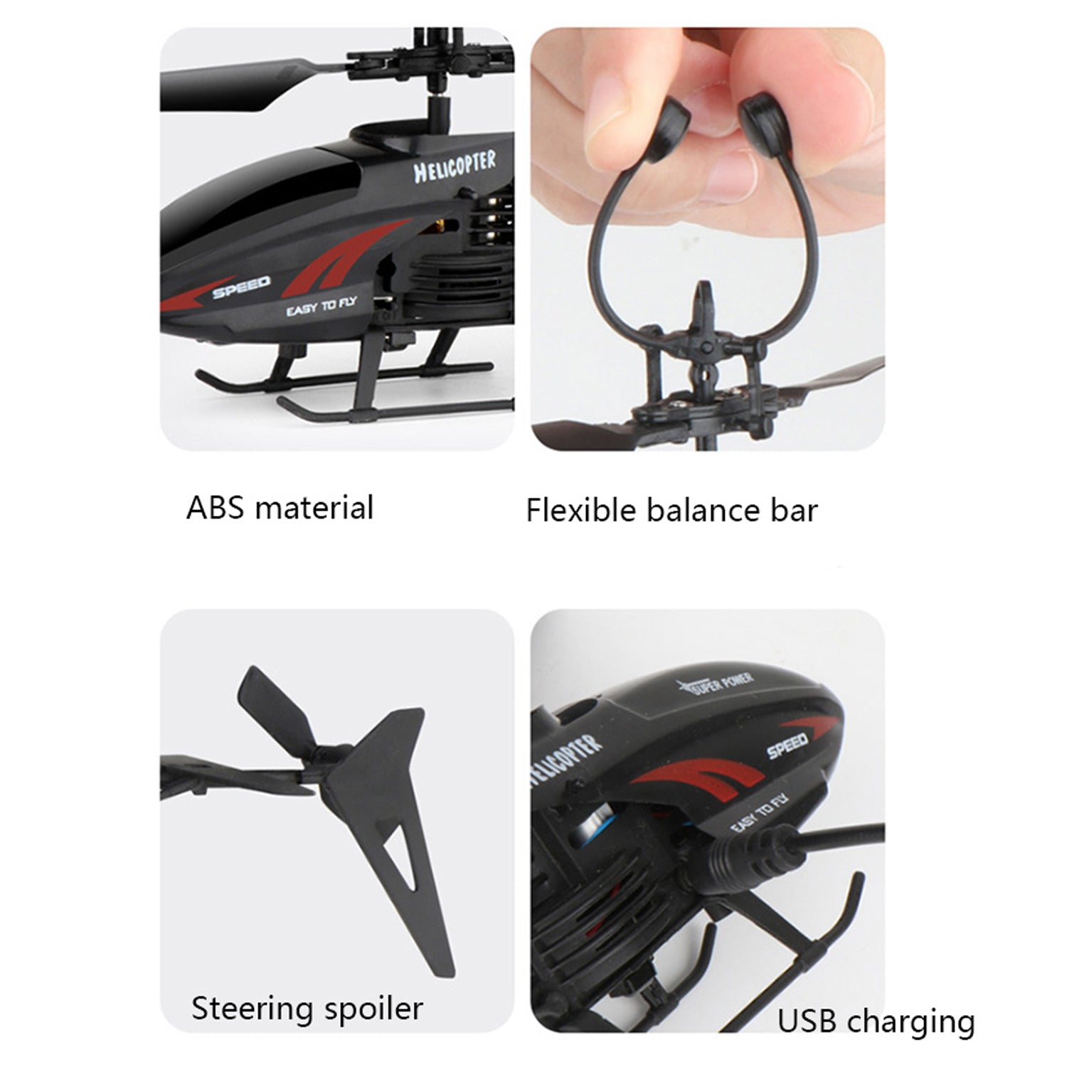 Remote Control Helicopter for Kids – USB Chargeable Toy | Spark Tots