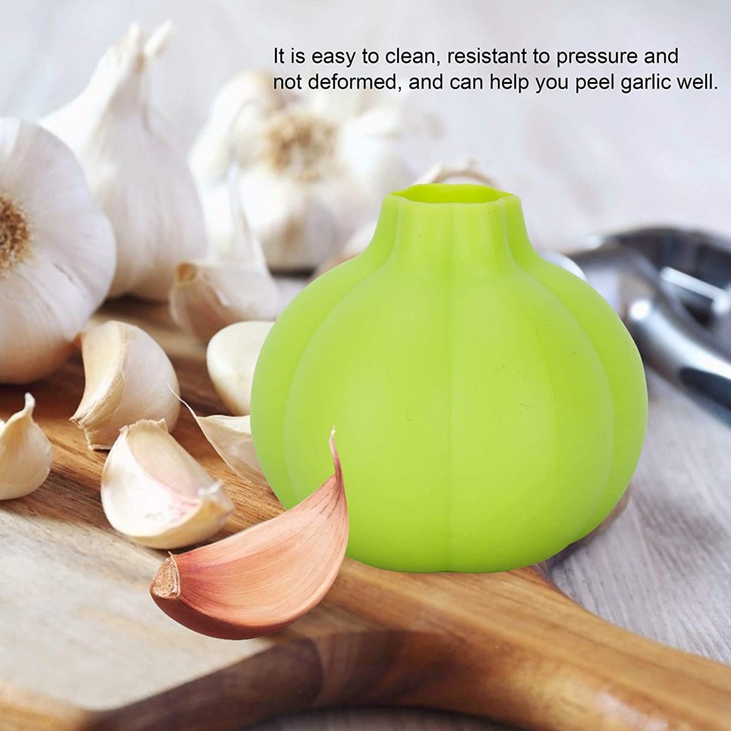 Silicone Garlic Peeler – Easy Ginger & Garlic Peeling | Quickslice