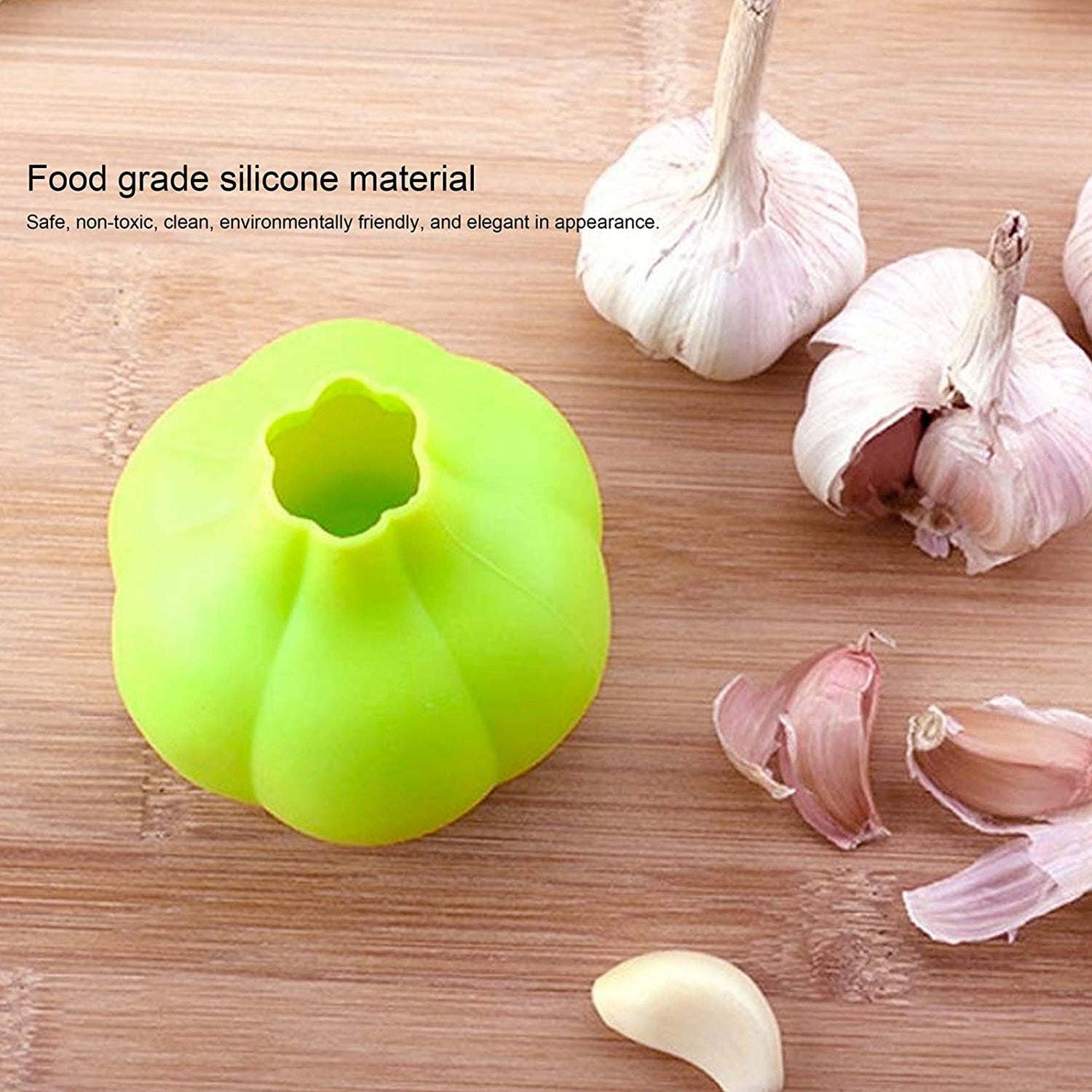 Silicone Garlic Peeler – Easy Ginger & Garlic Peeling | Quickslice