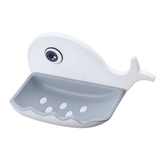Wall Mounted Soap Holder – Fish Shape Double Layer Adhesive | VelvetBubbles