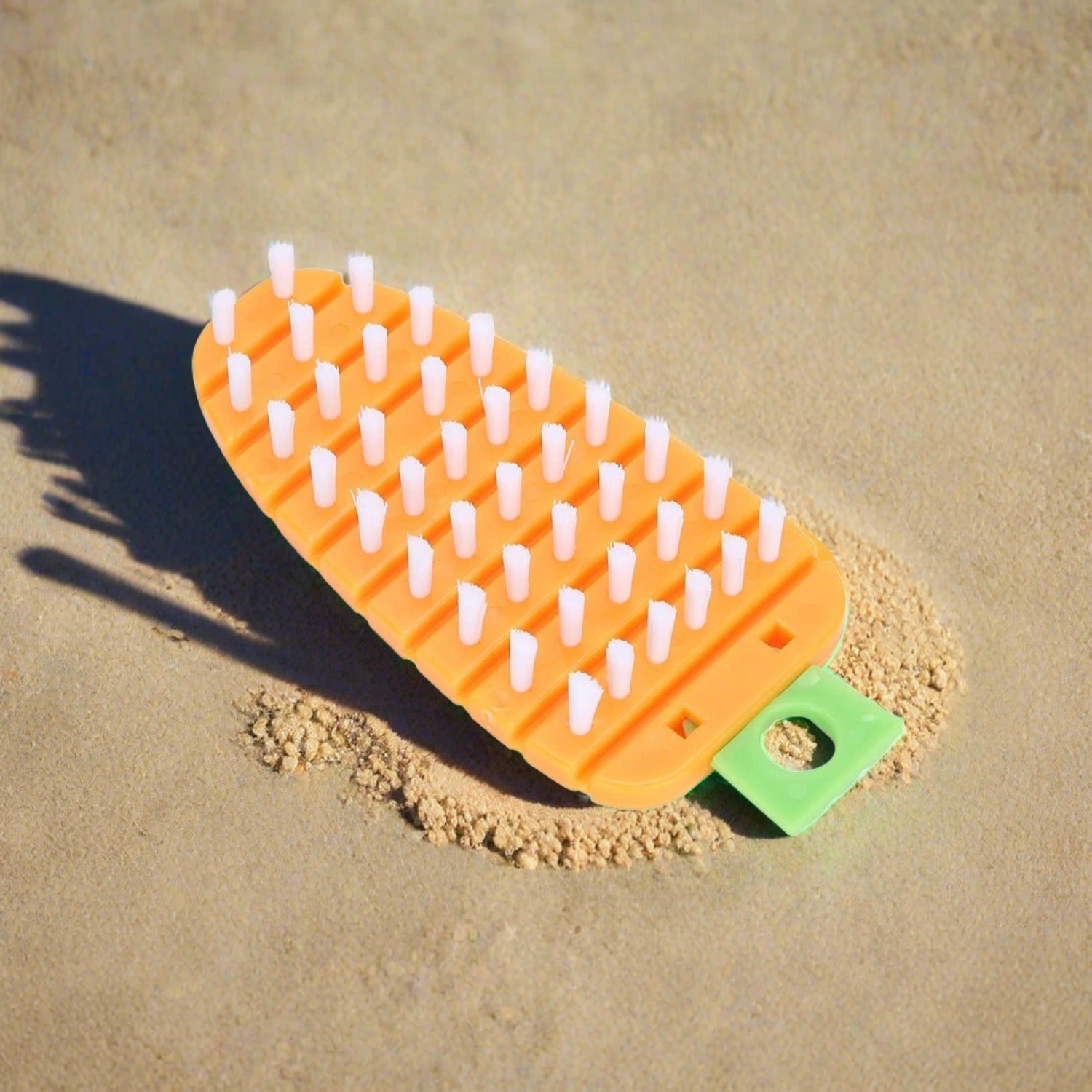 Vegetable Scrubbing Brush – Non-Toxic Carrot Design | Claranza