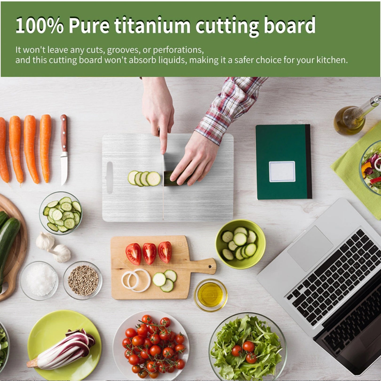 Stainless Steel Vegetable  Fruit Cutting Chopping Board (3120 Cm  1 Pc)