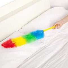 Rainbow Microfiber Plastic Duster 24 Inch | Flexible & Lightweight Dust Cleaner