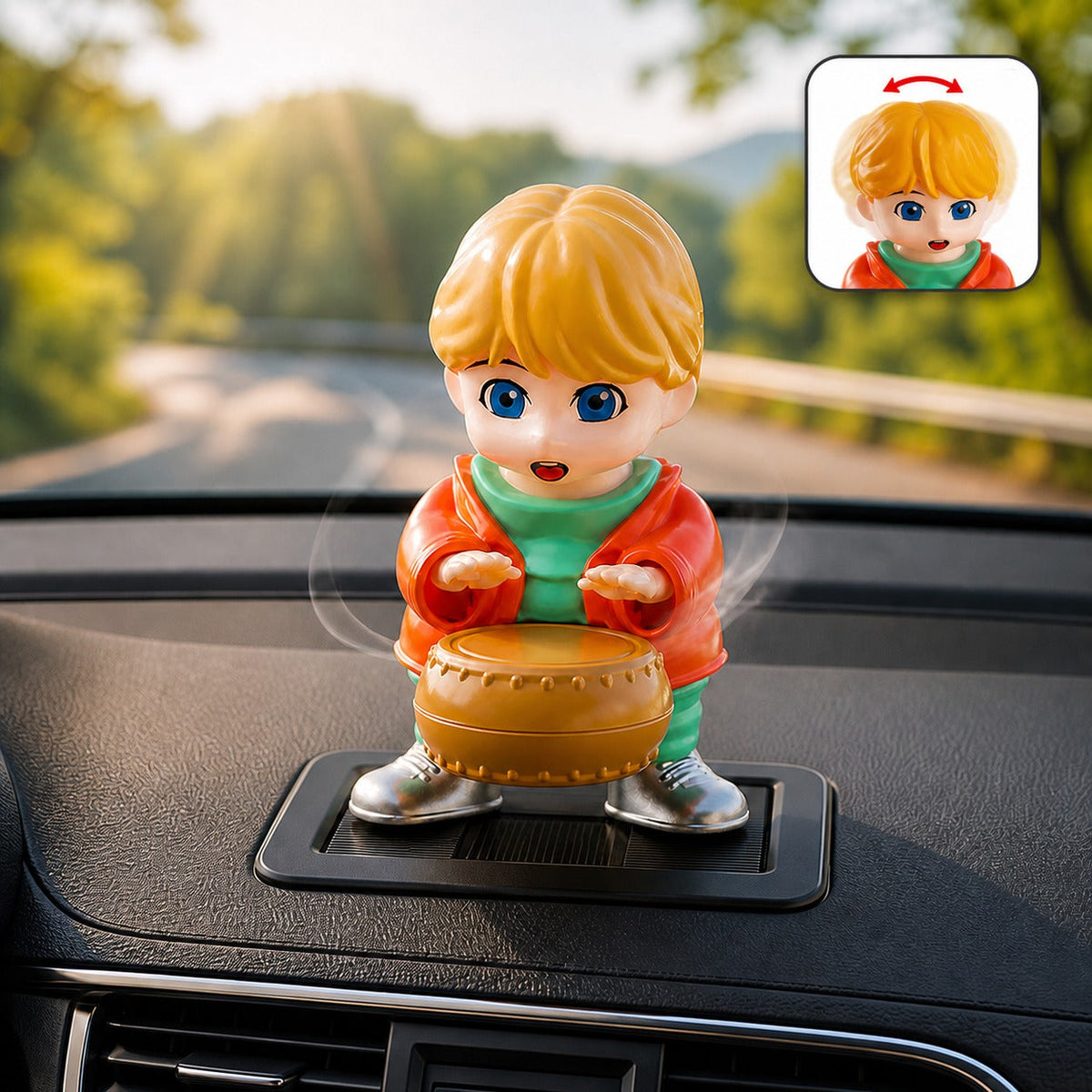 Solar Car Air Freshener – Drummer Design Aromatherapy | Velvet Wheels