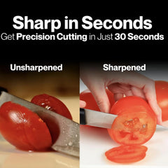 9-in-1 Knife Sharpener with Vegetable Chopper & Fish Scale Remover – 3-Step Handheld Knife Sharpener for Kitchen