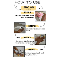 Paper Soap Sheets – Portable Hand & Face Wash | VelvetBubbles