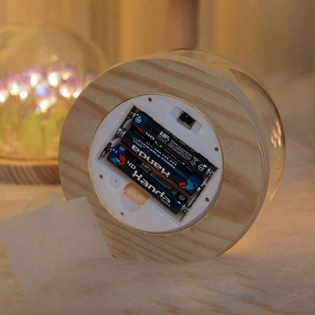 DIY Flower Dome LED Night Lamp Decorative Table Light Kit