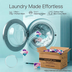Laundry Detergent Pods 25 Pc | Ultra Clean Liquid Capsules for Powerful Stain Removal & Easy Wash