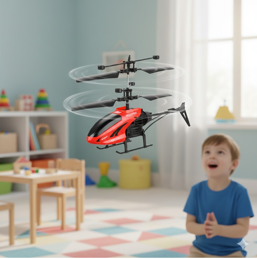 Remote Control Helicopter for Kids – USB Chargeable Toy | Spark Tots