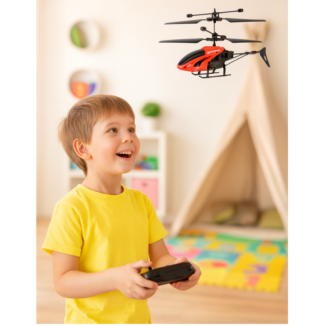 Remote Control Helicopter for Kids – USB Chargeable Toy | Spark Tots
