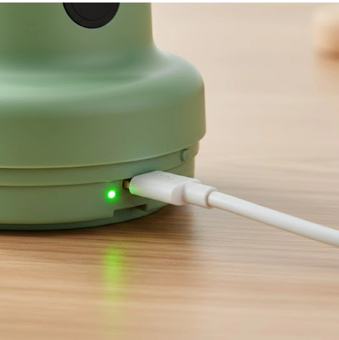 Wireless Usb Rechargeable Mini Electric Garlic Machine  Chopper 3 Blades (250ml)