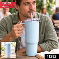 Travel Tumbler – Large 1800ml Capacity with Leak-resistant Lid