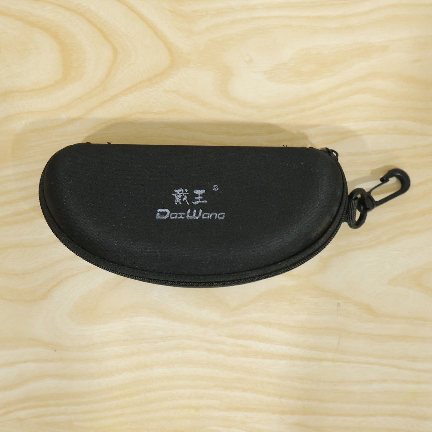 Zipper Hard Shell Sunglasses Case with Clip for Secure Travel Protection