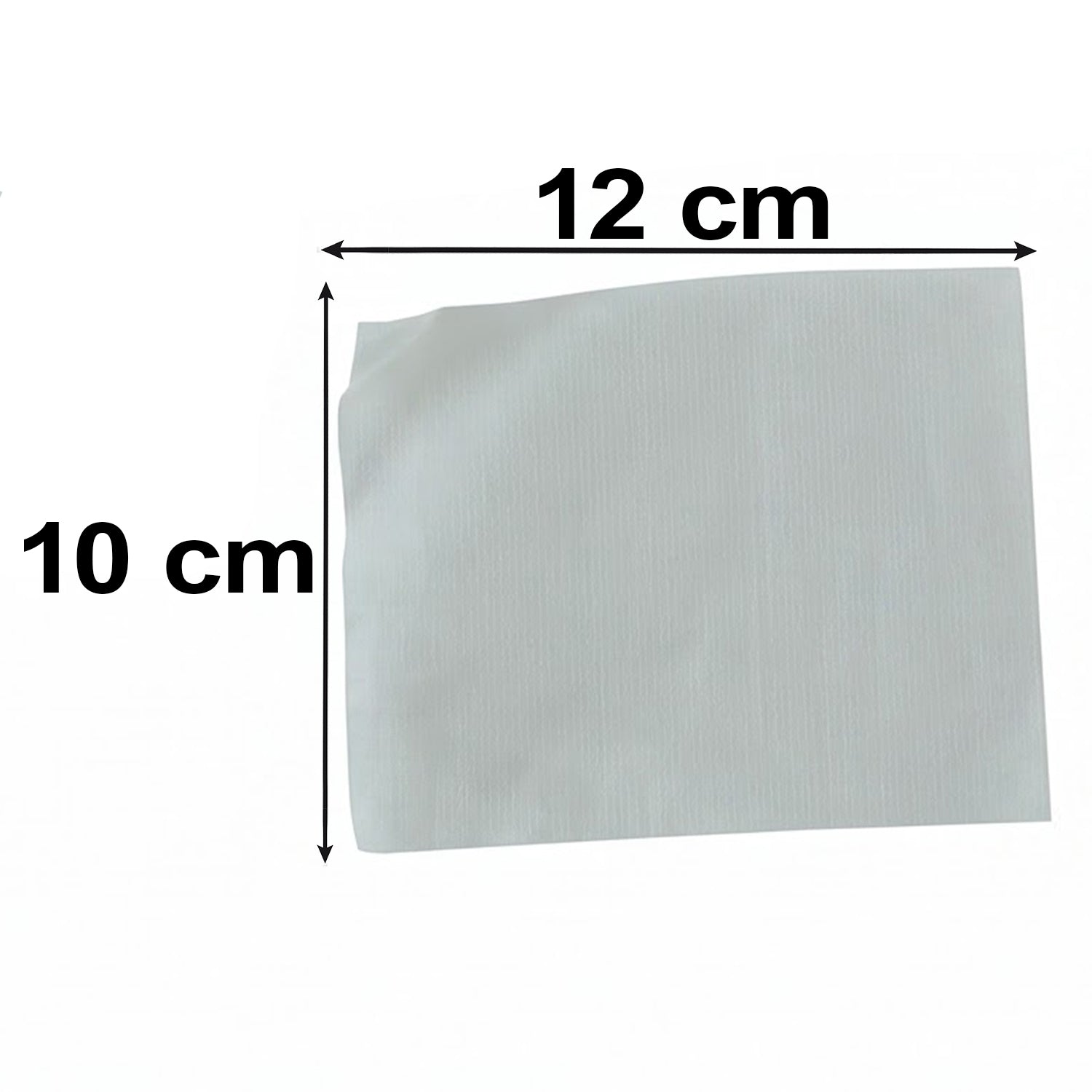 An arrangement of white adhesive sheets and black foot pad sachets laid out on a white background.