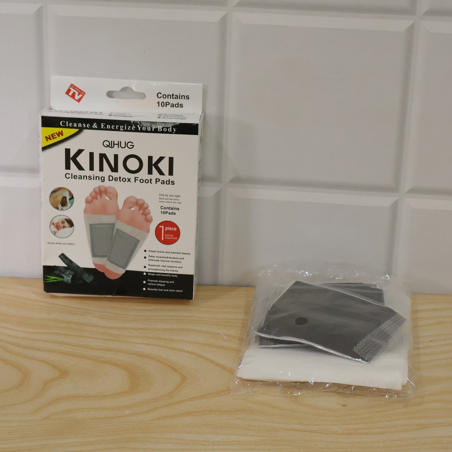 Kinoki Herbal Cleansing Foot Pads with Adhesive Sheets for Overnight Use – view 9