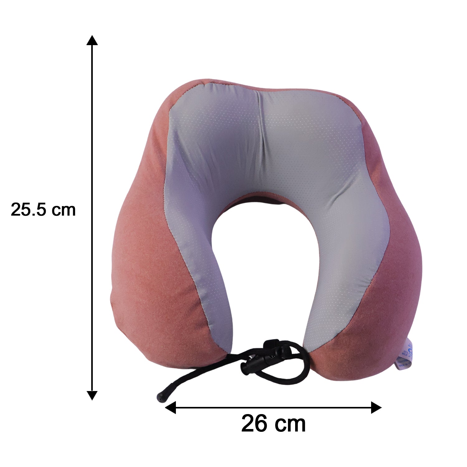 U Shaped Travel Neck Pillow with Adjustable Closure for Comfortable Trips