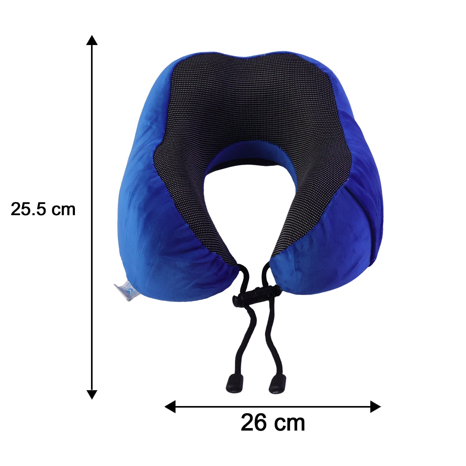 U Shaped Travel Neck Pillow with Adjustable Closure for Comfortable Trips