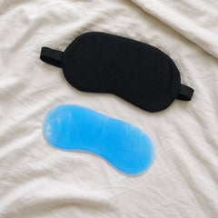 Reusable Cooling Gel Eye Mask with Soft Cover for Sleep and Relaxation
