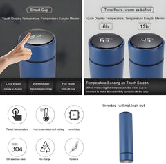 Dimensions of the 500ml personalized smart water bottle shown next to a ruler.
