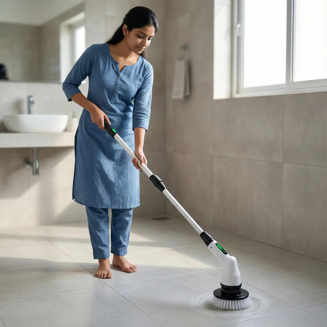 Electric Spin Scrubber Brush – 7-in-1 Cordless Cleaning Tool