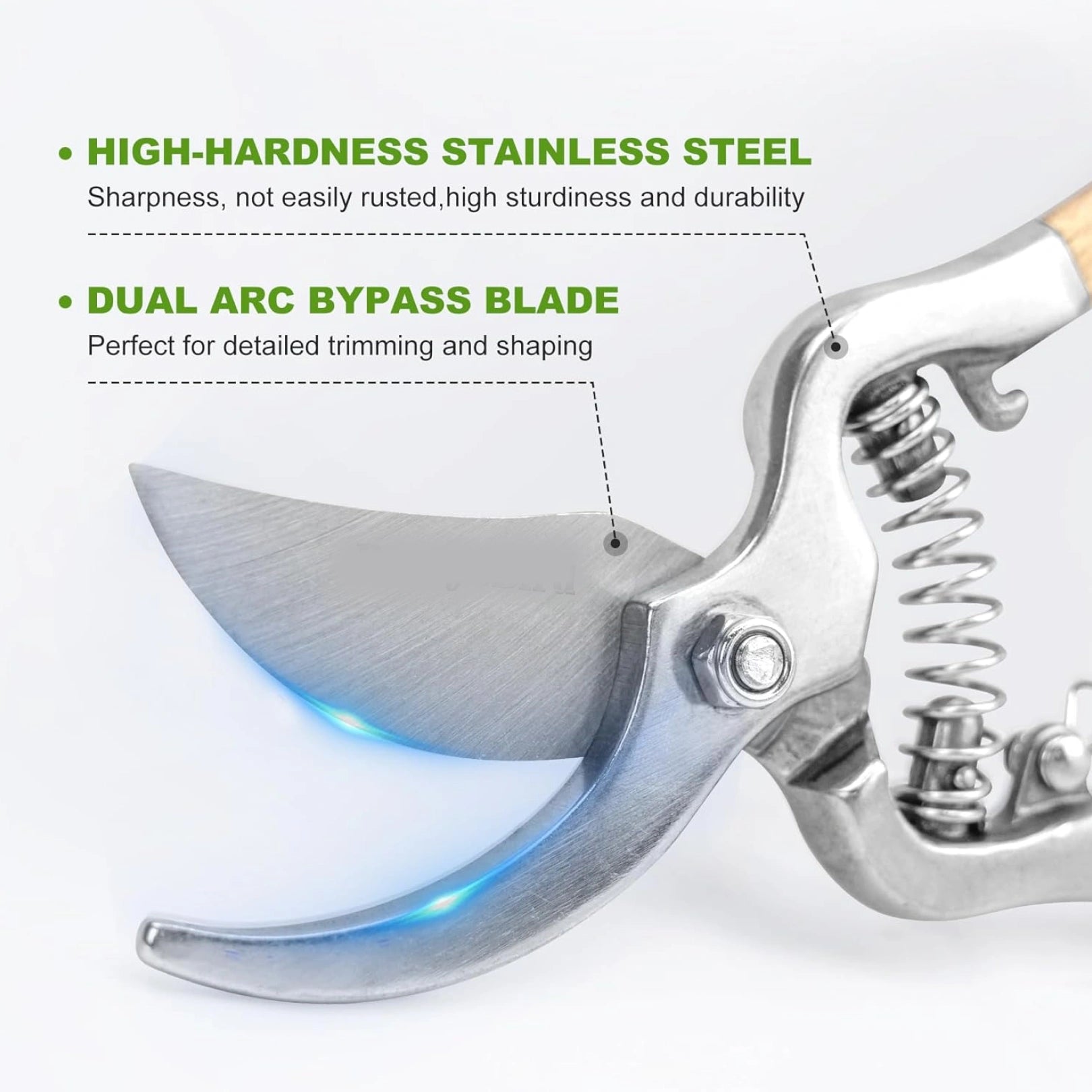 0471 Stainless Steel Pruning Shears With Sharp Blades And Comfortable Handle - Durable Hand Pruner For Comfortable And Easy Cutting Heavy Duty Gardening Cutter Tool Plant Cutter For Home Garden  Wood Bran (1 Pc)