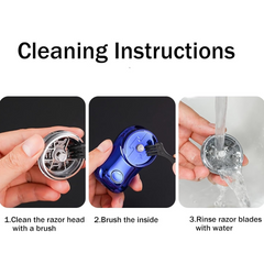 Powerful Trimming Portable Electric Shaver & Beard Clipper |Travel-Friendly Trimmer (1 Pc)