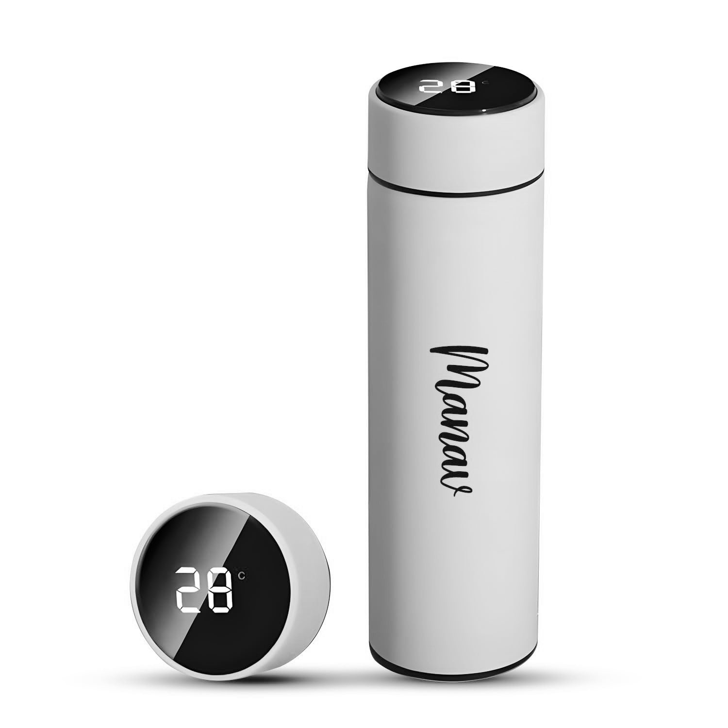 Close-up of the bottle's base, confirming its stainless steel and BPA-free construction.