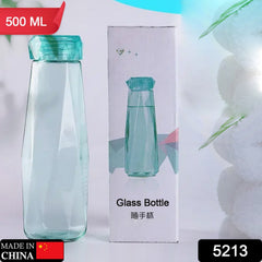 Glass Fridge Water Bottle – 500ml Durable & BPA-Free | Own Hydrate