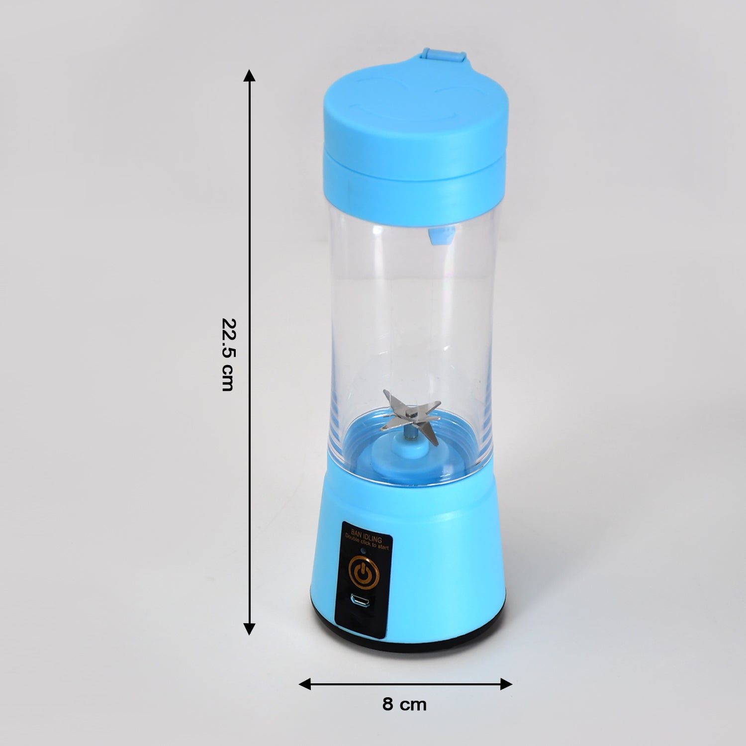 Portable USB Rechargeable 6-Blade Juicer Blender for Fresh Drinks