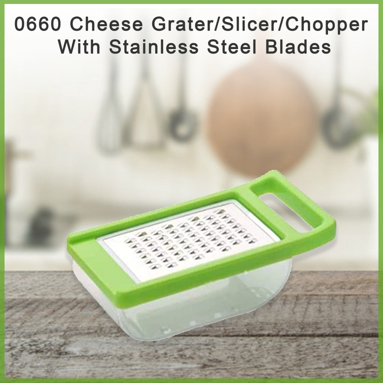 Cheese Grater – Multi-functional Slicer & Chopper | Quickslice