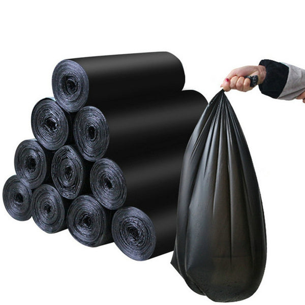 Large Black Garbage Bags – Heavy-Duty 30x50 Inch | Velvet Wipe