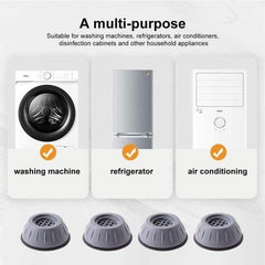 Rubber and PVC washer dryer vibration pads with suction feet
