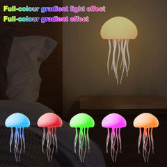 Jellyfish Night Light Lamp | Warm LED Ambient Mood Light for Bedroom & Home Decor