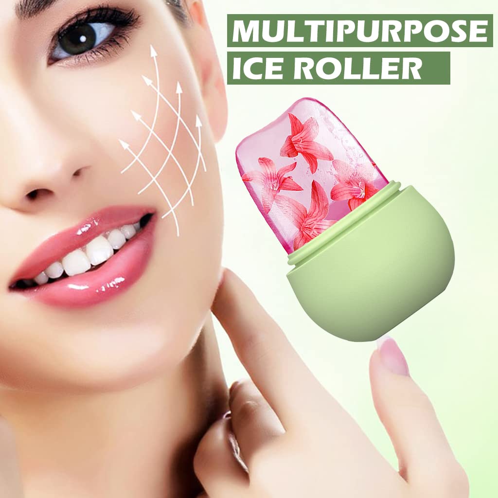 Non-Slip Silicone Ice Roller for Soothing Face & Body