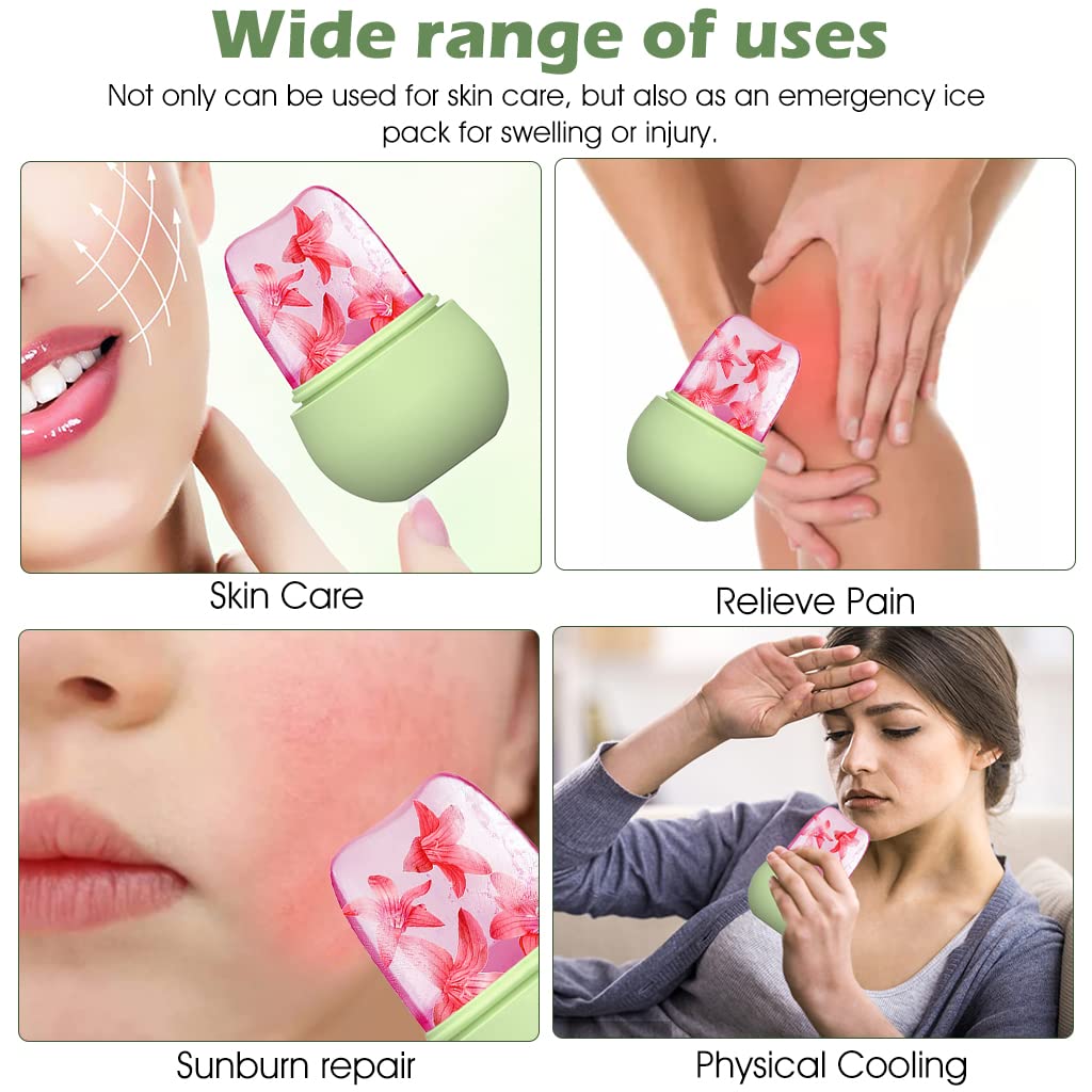 Non-Slip Silicone Ice Roller for Soothing Face & Body
