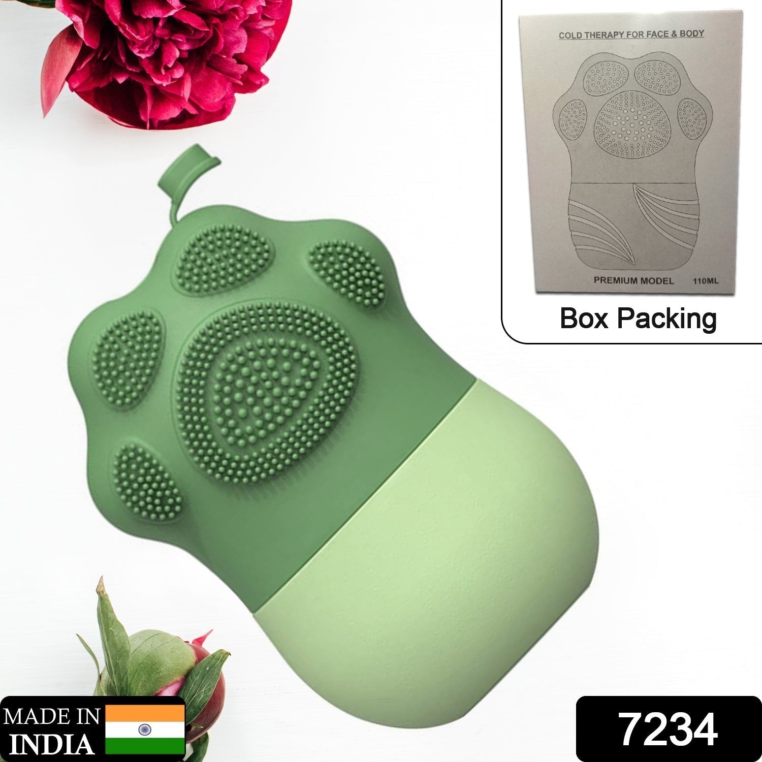 Non-Slip Silicone Ice Roller for Soothing Face & Body