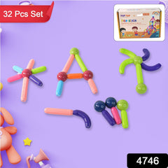 Magnetic Sticks Building Blocks – Creative STEM Toy for Kids