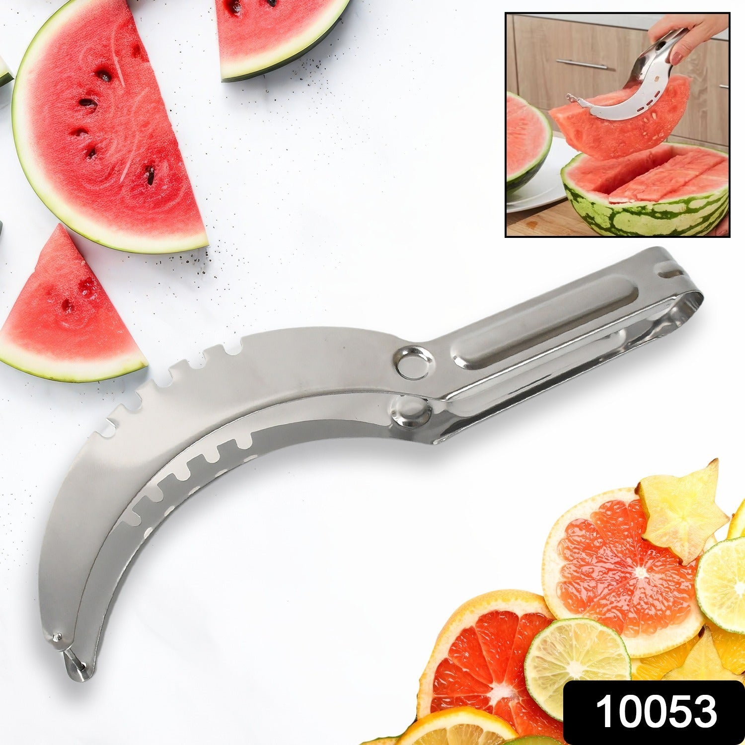 Watermelon Slicer – 3-in-1 Stainless Steel Tool | Quickslice