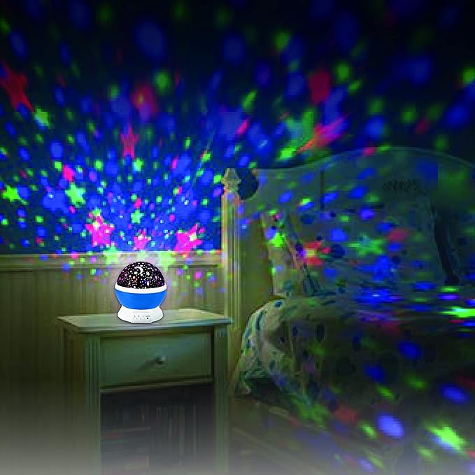 Colour Changing Star Master Rotating Projection Night Lamp | Galaxy Sky Projector with Music & Timer for Kids & Bedroom