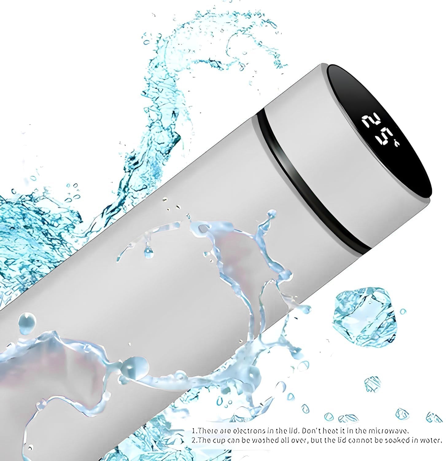 Personalized Smart Water Bottle – Temp Display 500ml | CustomSpot