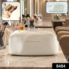 Travel Makeup Organizer – Waterproof Compact Pouch with Handle
