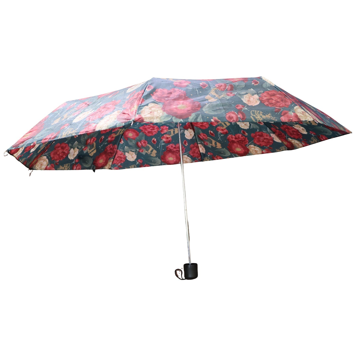 Lightweight Foldable Floral Umbrella for Rain, Sun and Everyday Travel Use