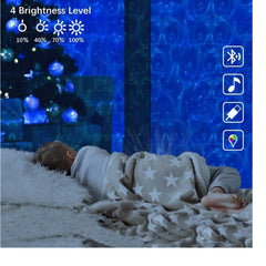 Colour Changing Star Master Rotating Projection Night Lamp | Galaxy Sky Projector with Music & Timer for Kids & Bedroom