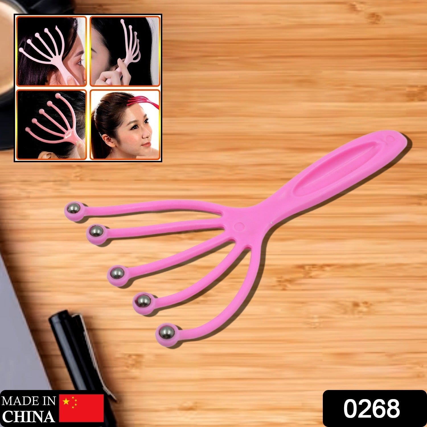 Handheld Scalp Massager – Relaxing Metal Balls | AuriGlam