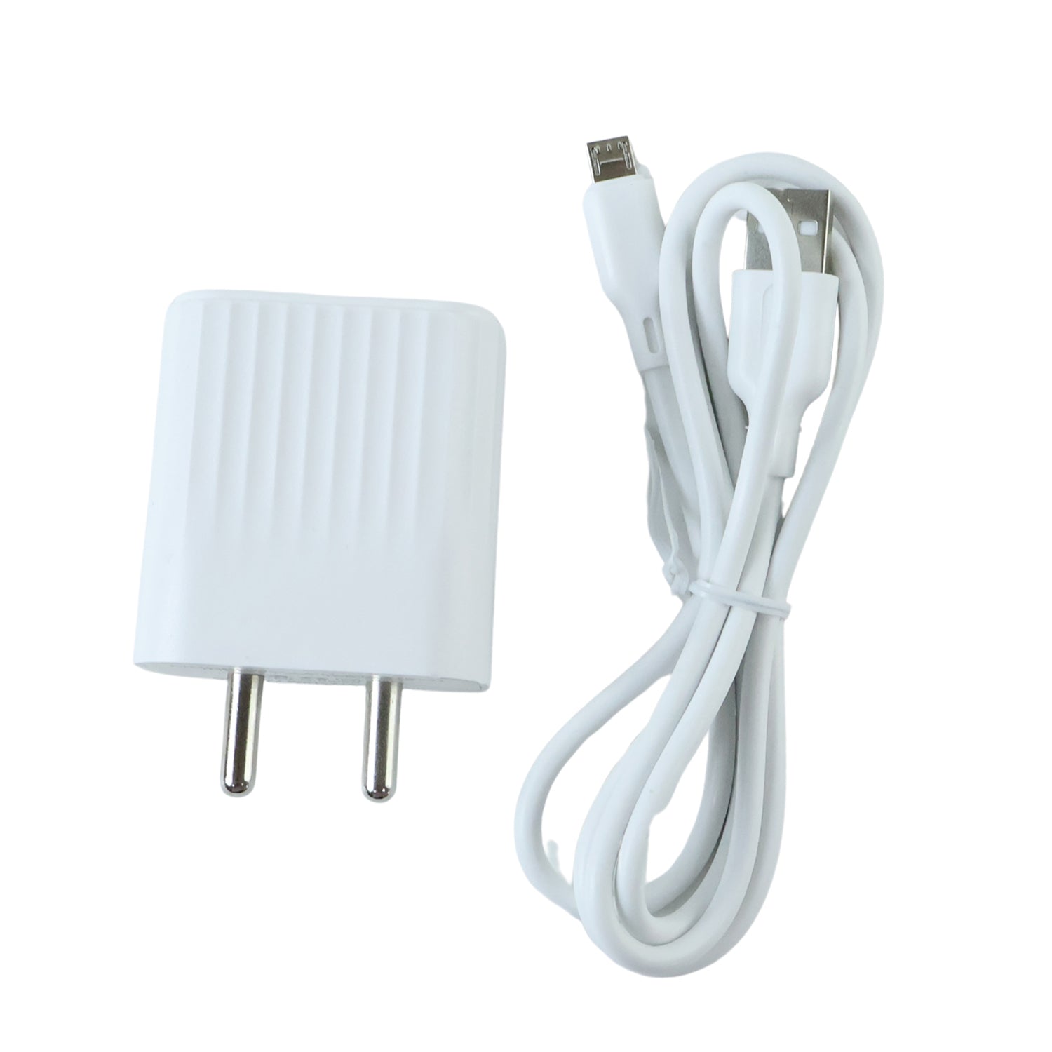 Travel-friendly USB wall adapter with cable