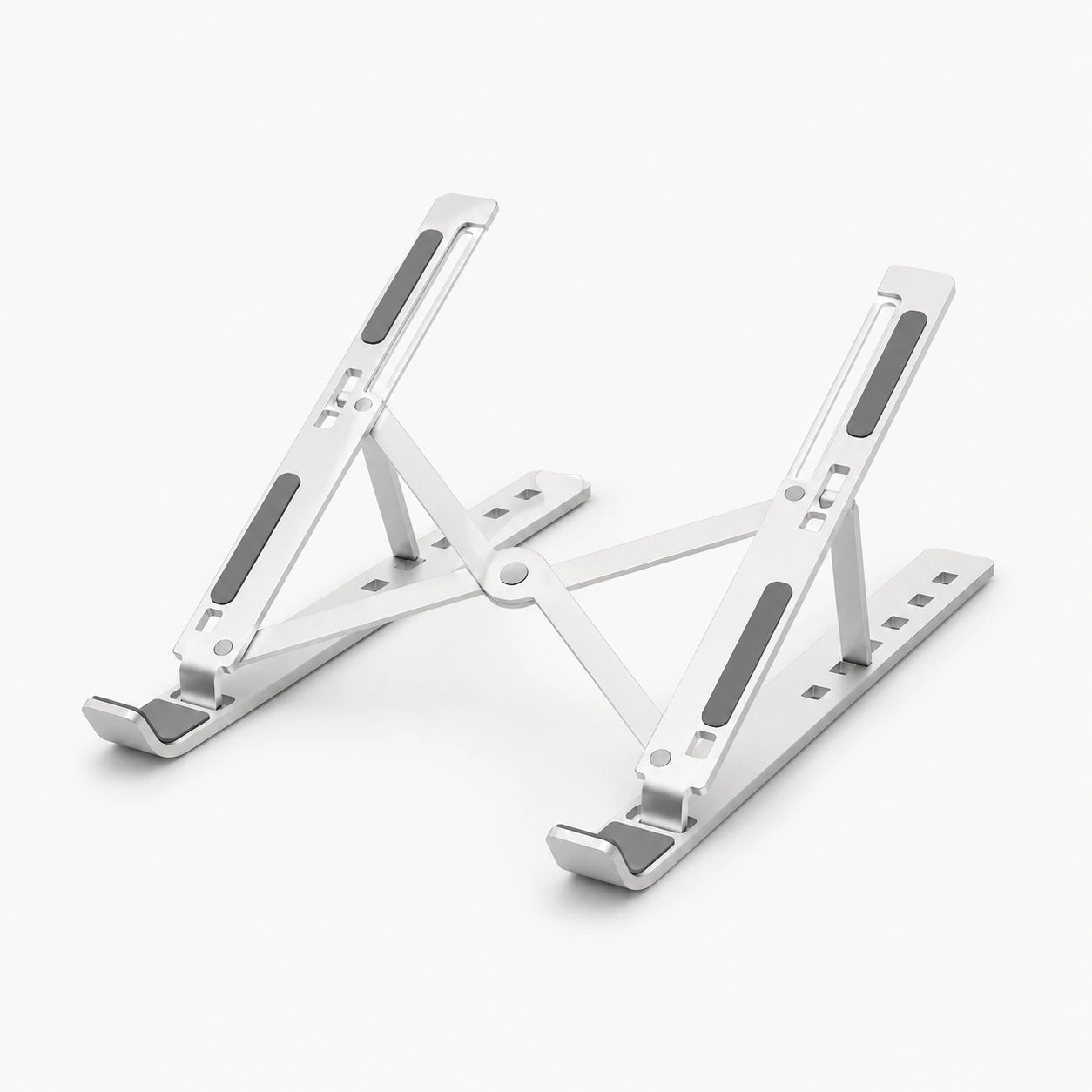 Multi-Position Adjustable Tablet, Mobile & Laptop Stand | Ergonomic Bracket Holder with Foldable Legs & High-Quality Fibre (1 Pc)