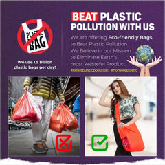 Reusable Insulated Grocery Shopping Bag | Washable & Foldable Cloth Shopping Bag | Eco-Friendly Carry Bag